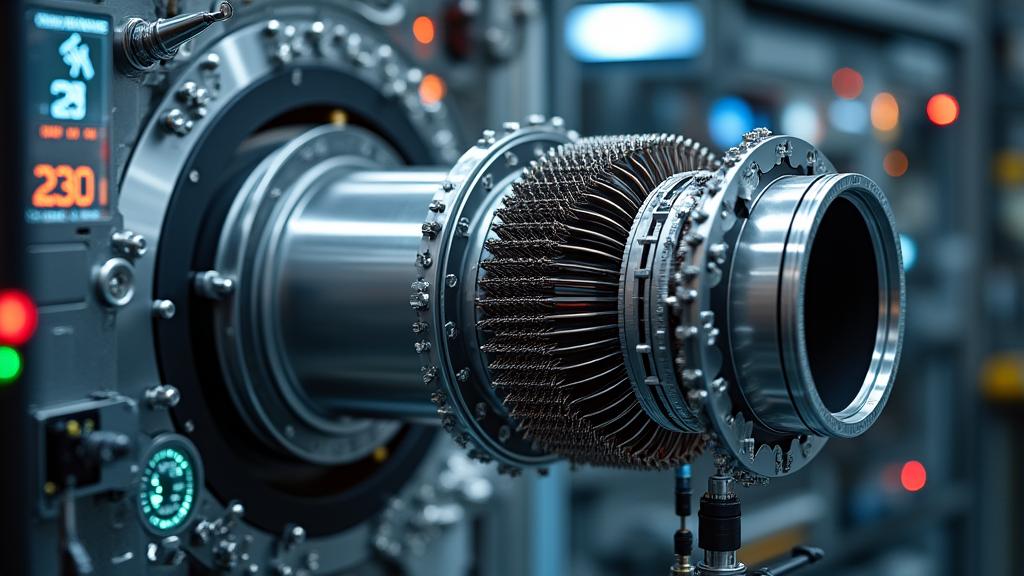 Banc d'essai complexe pour composants aéronautiques